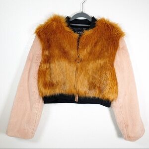 SHACI Bellfast Faux Fur Jacket Size Small